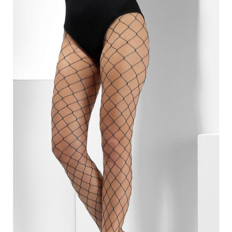 Costumes Australia Diamond Net Tights Adult Green_1