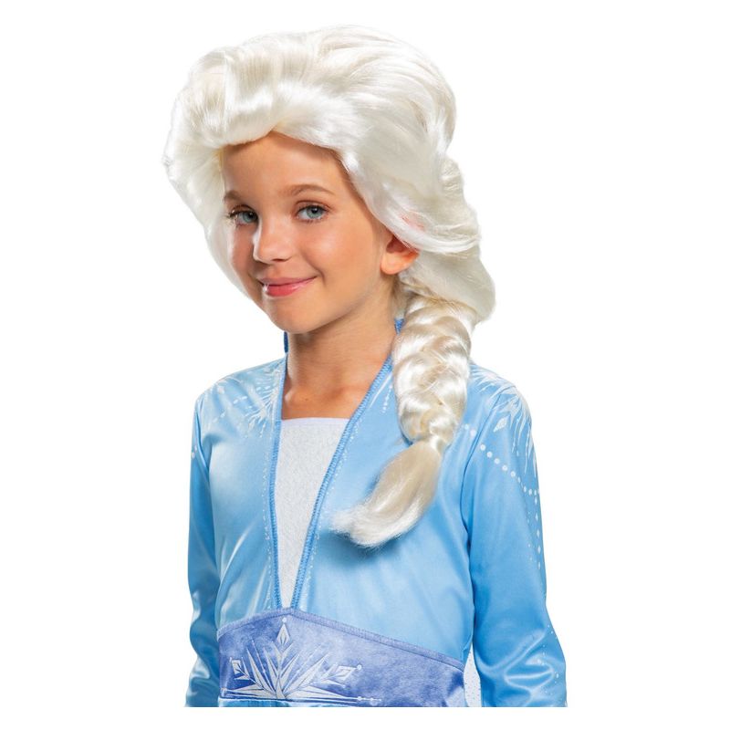 Costumes Australia Disney Frozen 2 Elsa Wig Child White_1