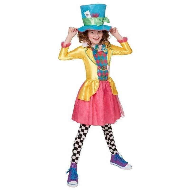 Costumes Australia Disney Mad Hatter Girls Costume_1