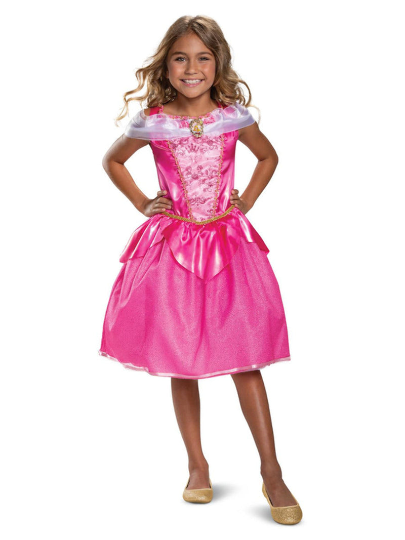 Costumes Australia Disney Sleeping Beauty Aurora Deluxe Costume Child Pink Dress_1