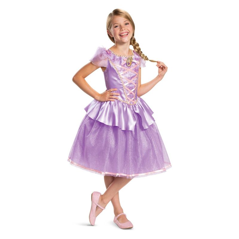 Costumes Australia Disney Tangled Rapunzel Deluxe Costume Child Purple_1