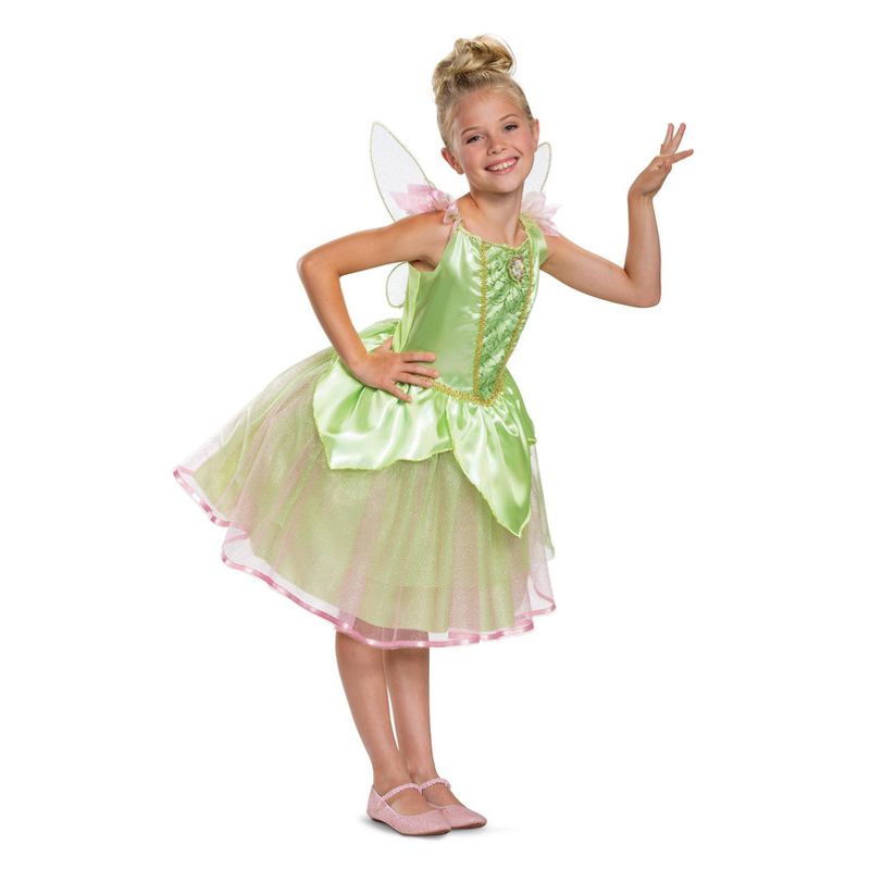 Costumes Australia Disney Tinker Bell Deluxe Costume Child Green_1