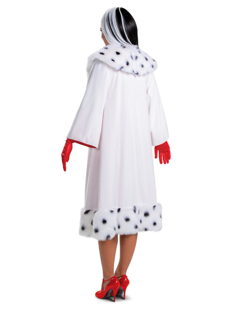 Costumes Australia Disney Villains Cruella Classic Costume Adult Coat Gloves_2