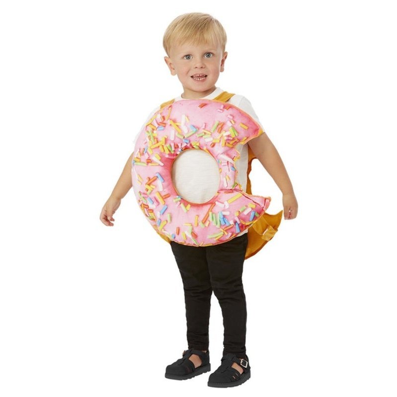 Costumes Australia Donut Costume Toddler Tabard Pink_2