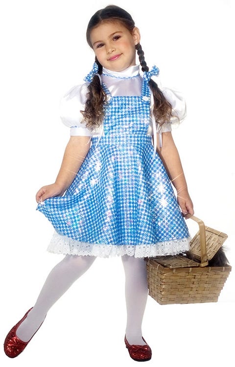 Costumes Australia Dorothy Sequin Costume Wizard of Oz Girls_2