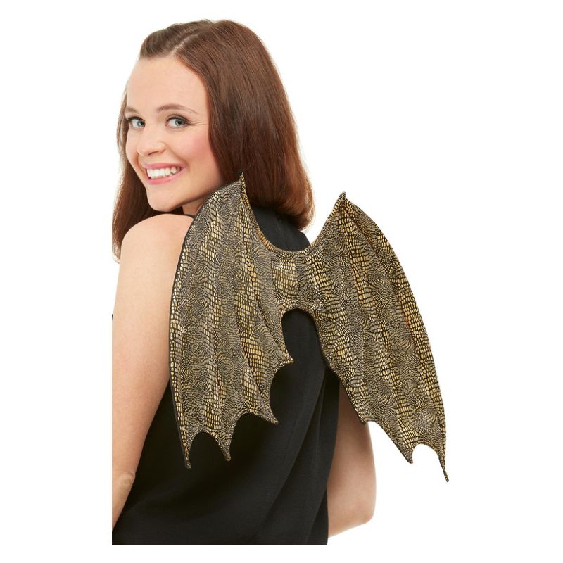 Costumes Australia Dragon Scale Wings Gold Adult_1