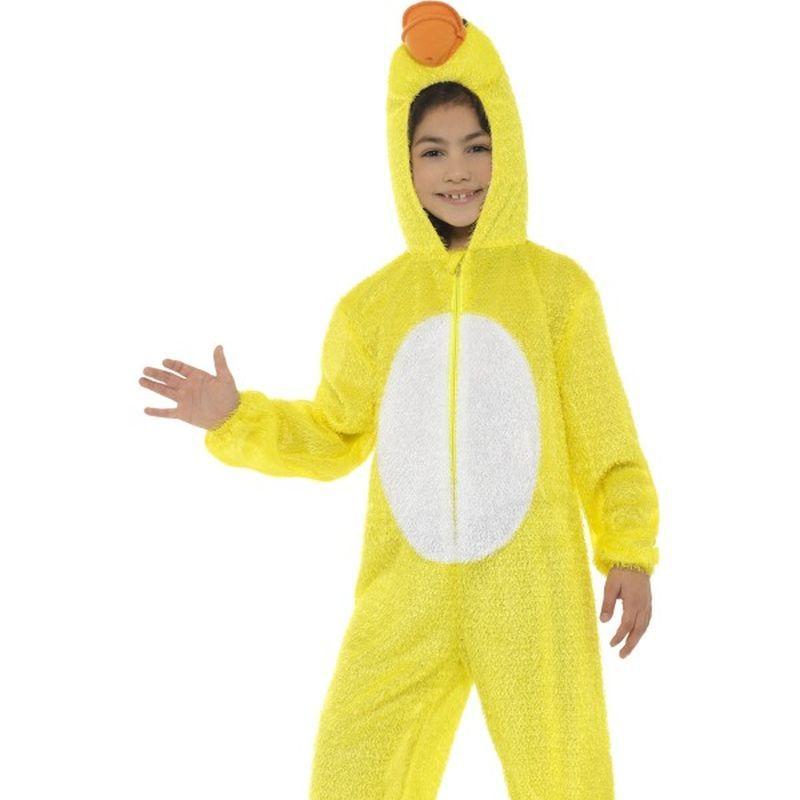 Costumes Australia Duck Costume Kids Yellow Hooded Jumpsuit_1