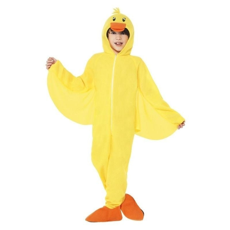 Costumes Australia Duck Costume Kids Yellow Hooded Onesie_4