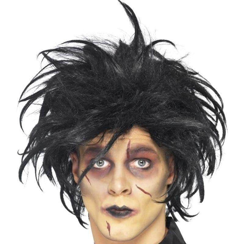 Costumes Australia Edward Scissorhands Psycho Wig Adult Black_1