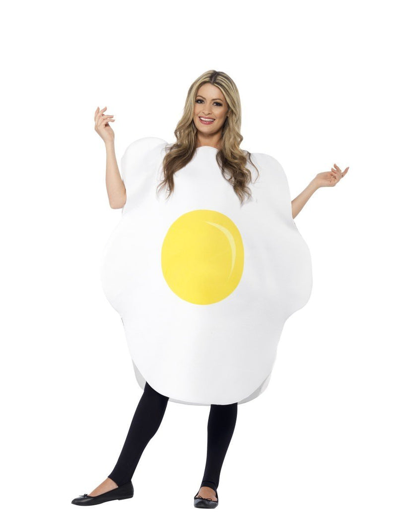 Costumes Australia Egg Costume Adult White Yellow Tabard One Size_4