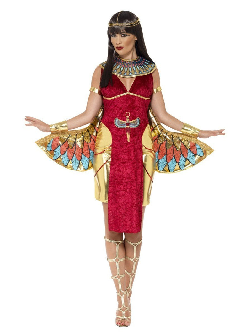 Costumes Australia Egyptian Goddess Isis Costume Adult Red Gold_4