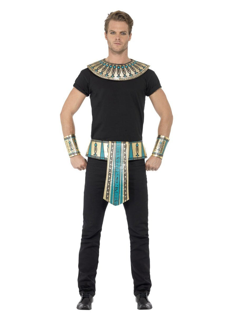 Costumes Australia Egyptian Kit Adult Gold Collar Cuffs Belt Costume Accessory_3