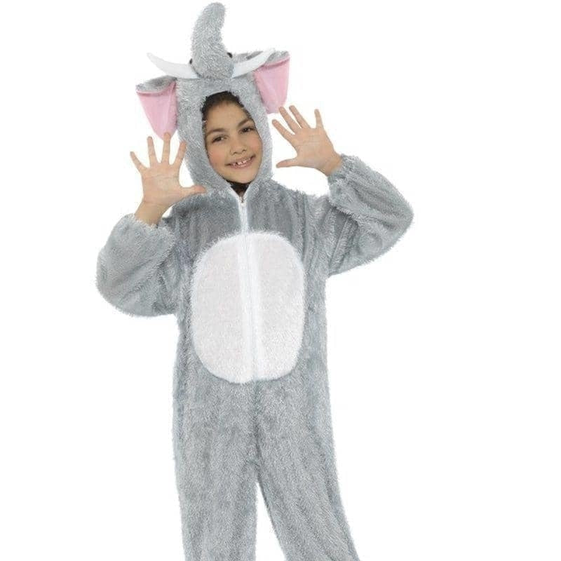 Costumes Australia Elephant Costume Kids Grey White_1