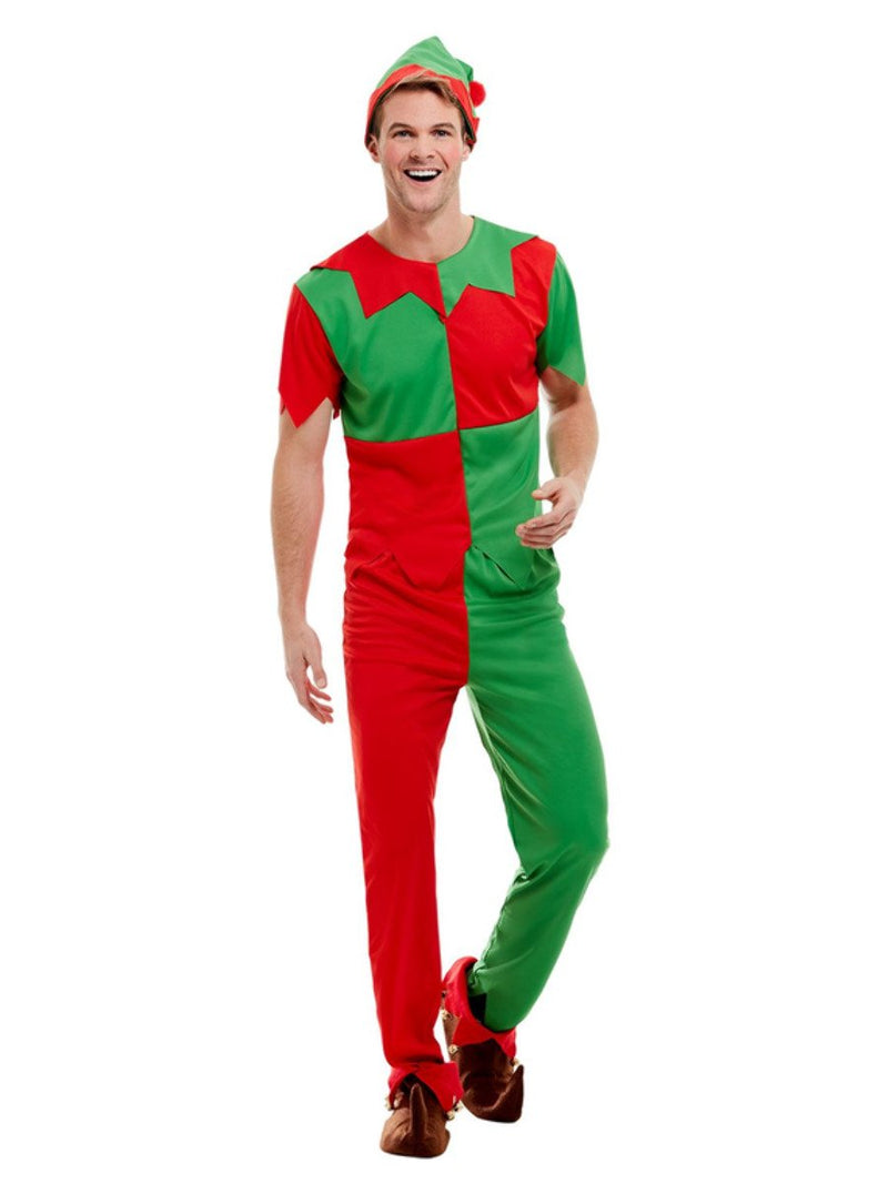 Costumes Australia Elf Costume Adult Green and Red_2