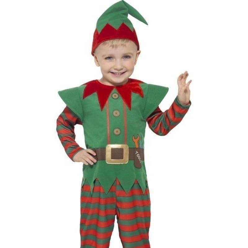 Costumes Australia Elf Toddler Costume Kids Red Green_1