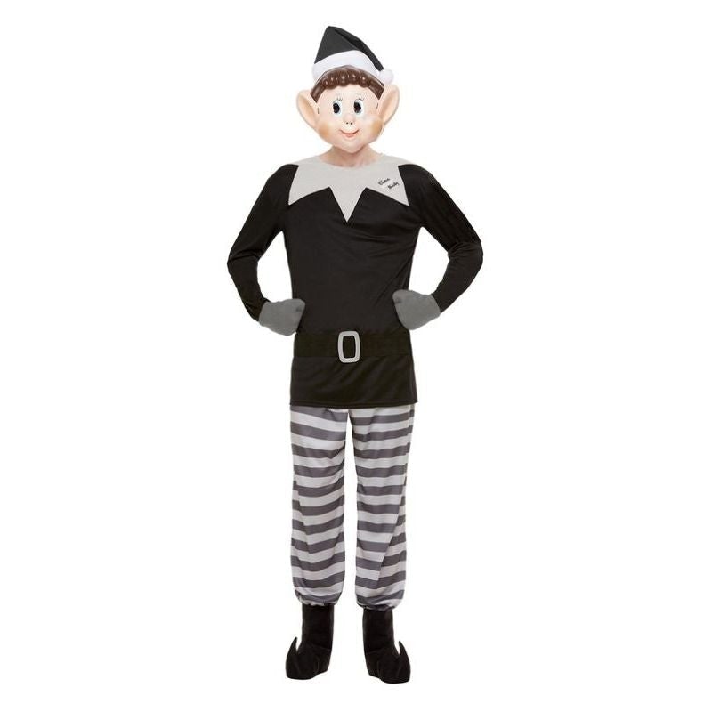 Costumes Australia Elves Behavin Badly Bad Elf Costume Adult Grey Black_1