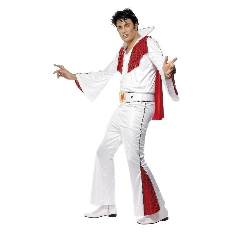 Costumes Australia Elvis Costume Adult White_3