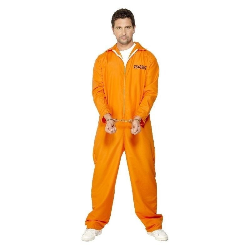 Costumes Australia Escaped Prisoner Costume Adult Orange_2