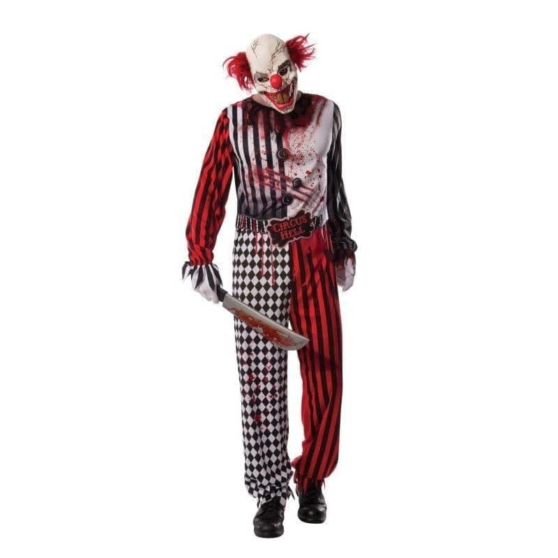 Costumes Australia Evil Clown Mens Costume_1