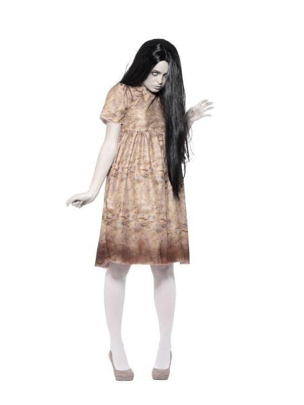 Costumes Australia Evil Spirit The Ring Costume Adult Grey Decayed Dress Wig_1