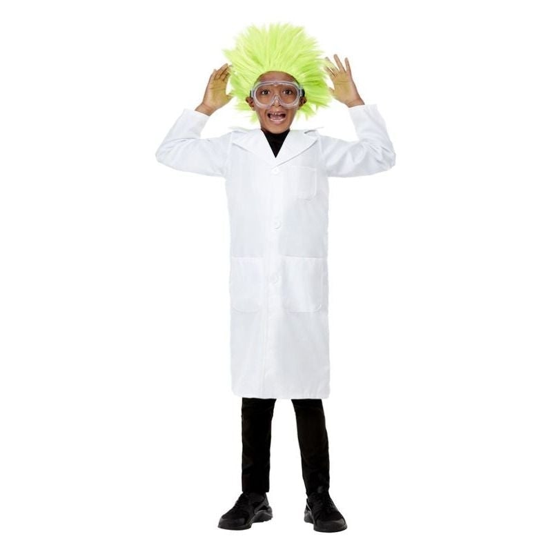 Costumes Australia Explosive Scientist Wig Child Green_1