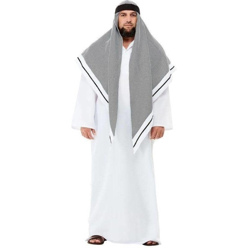 Costumes Australia Fake Sheikh Deluxe Costume Adult White_1