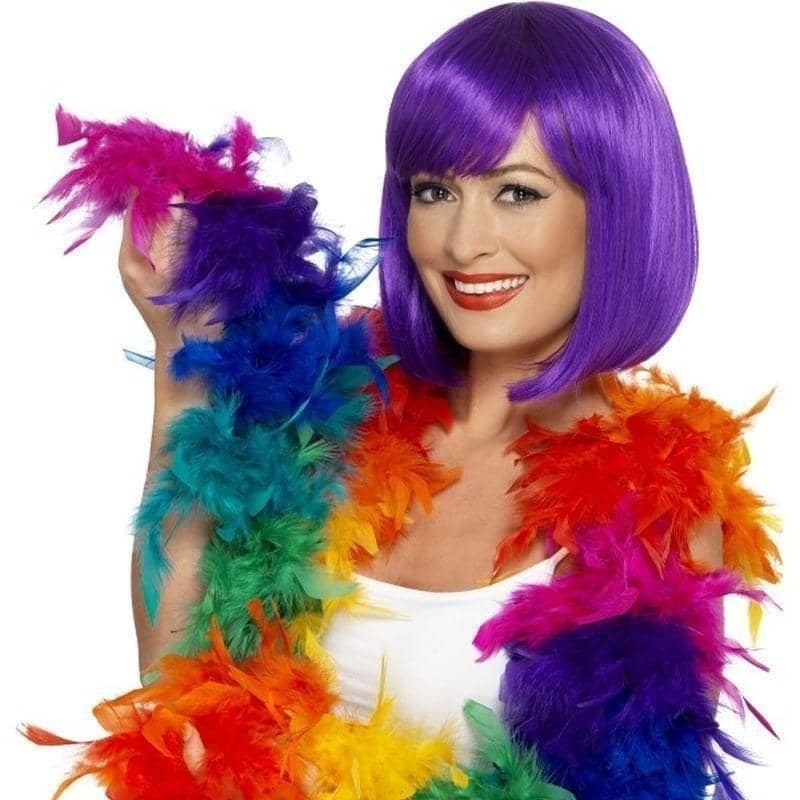 Costumes Australia Feather Boa 80g Adult Rainbow_1