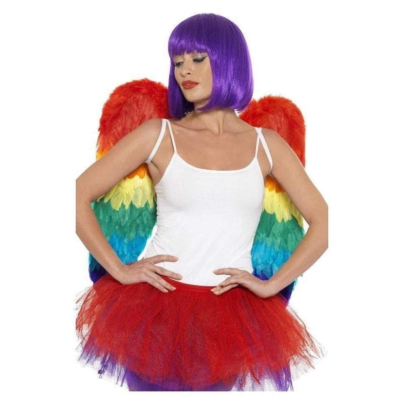 Costumes Australia Feather Wings Adult Rainbow_2