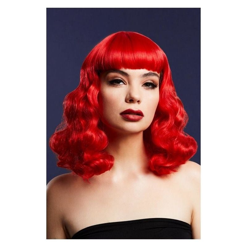 Costumes Australia Fever Bettie Wig With Short Fringe Red_1