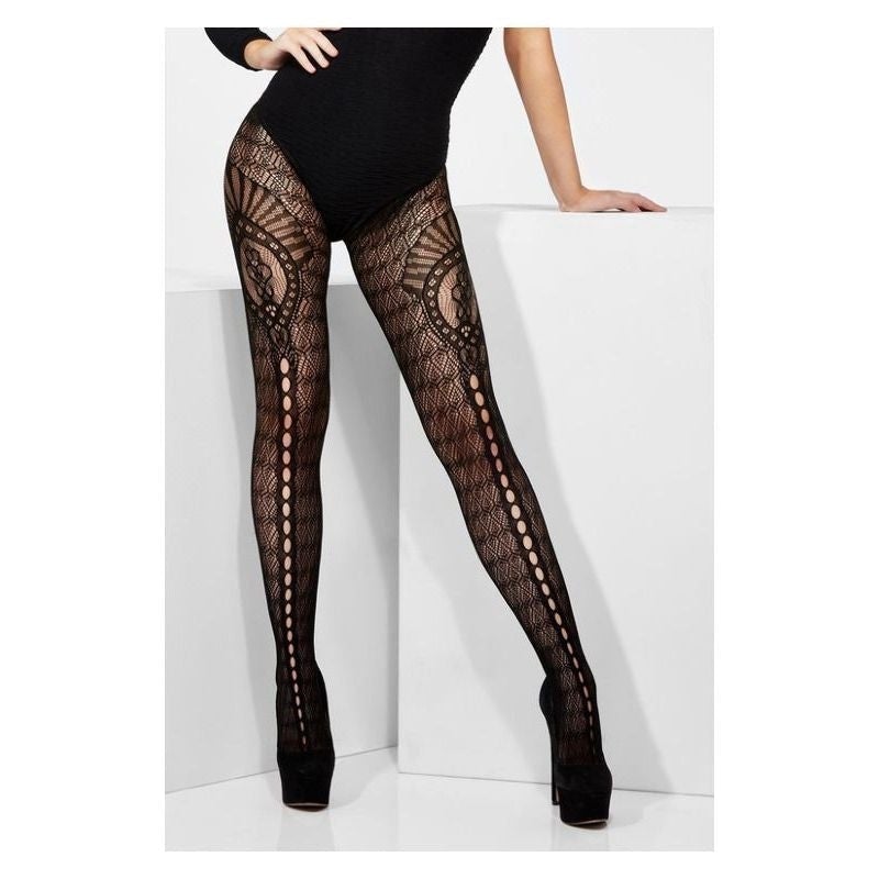 Costumes Australia Fever Crown Crochet Tights_1