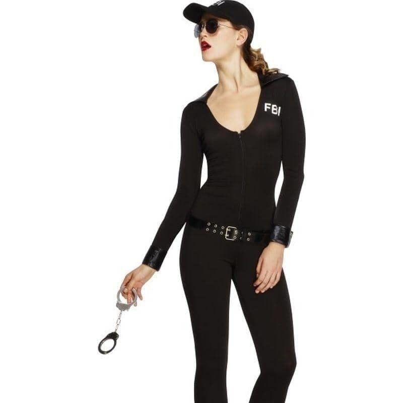 Costumes Australia Fever FBI Flirt Costume Adult Black_1