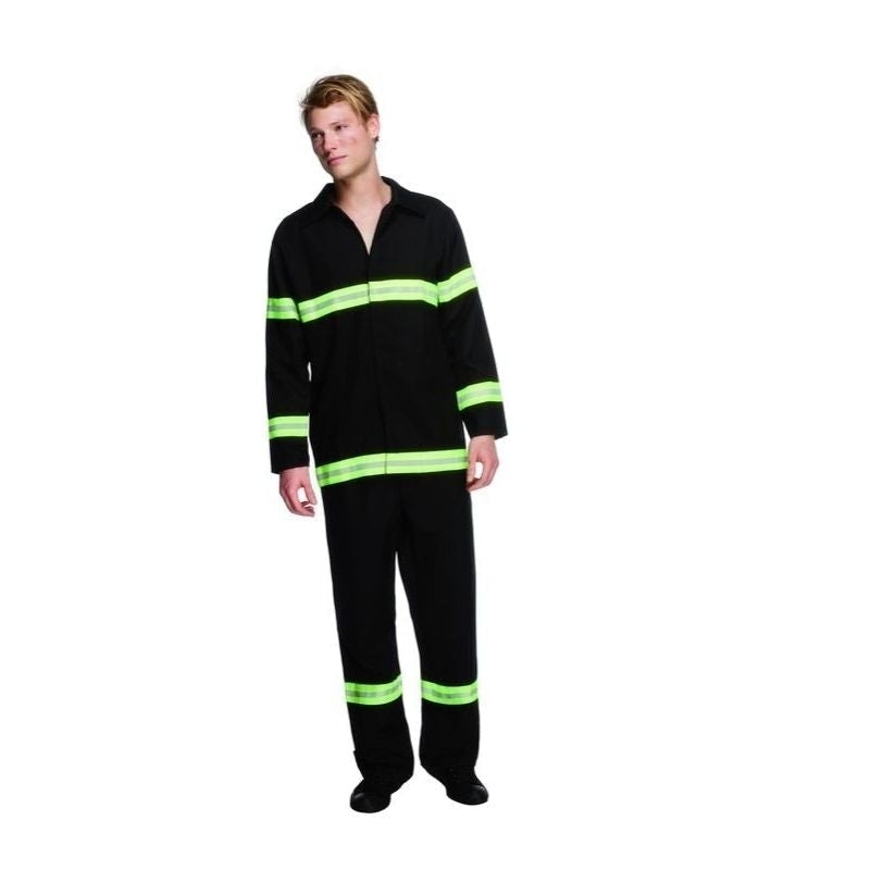 Costumes Australia Fever Fireman Costume Adult Black_3