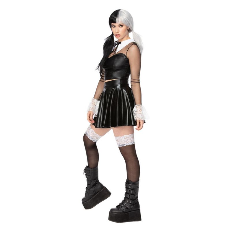 Costumes Australia Fever Gothic School Girl Adult Black White_3