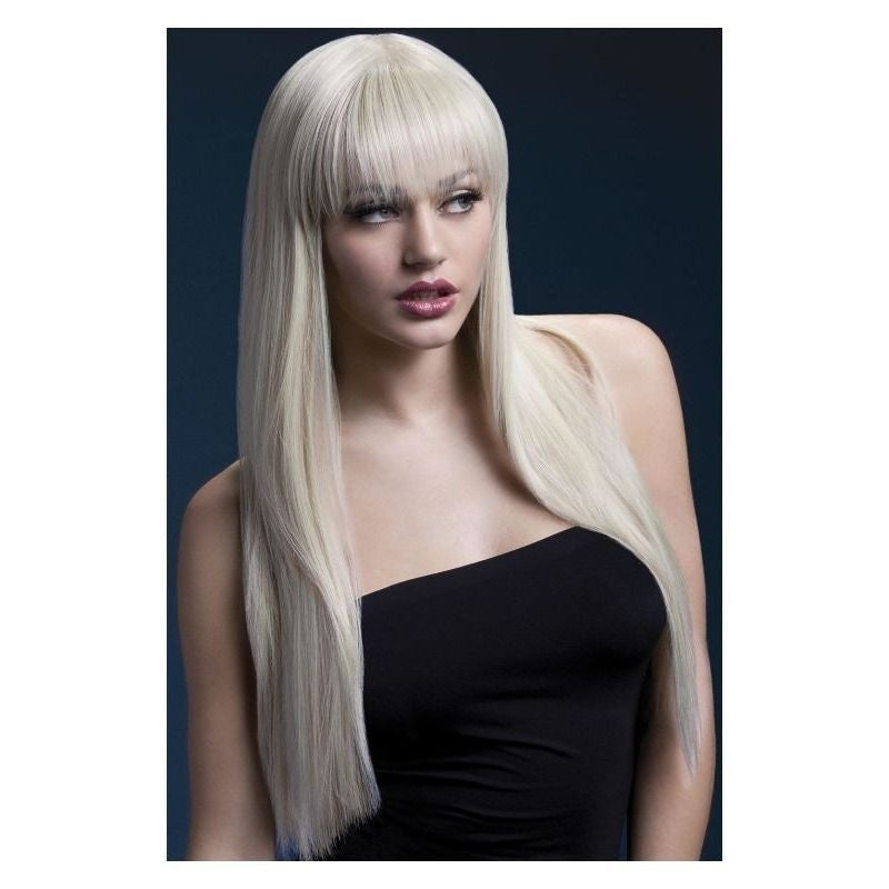 Costumes Australia Fever Jessica Wig Adult Blonde Long Fringe_2