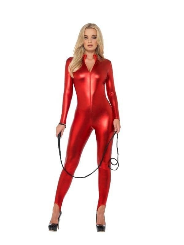 Costumes Australia Fever Miss Whiplash Costume Adult Red_1