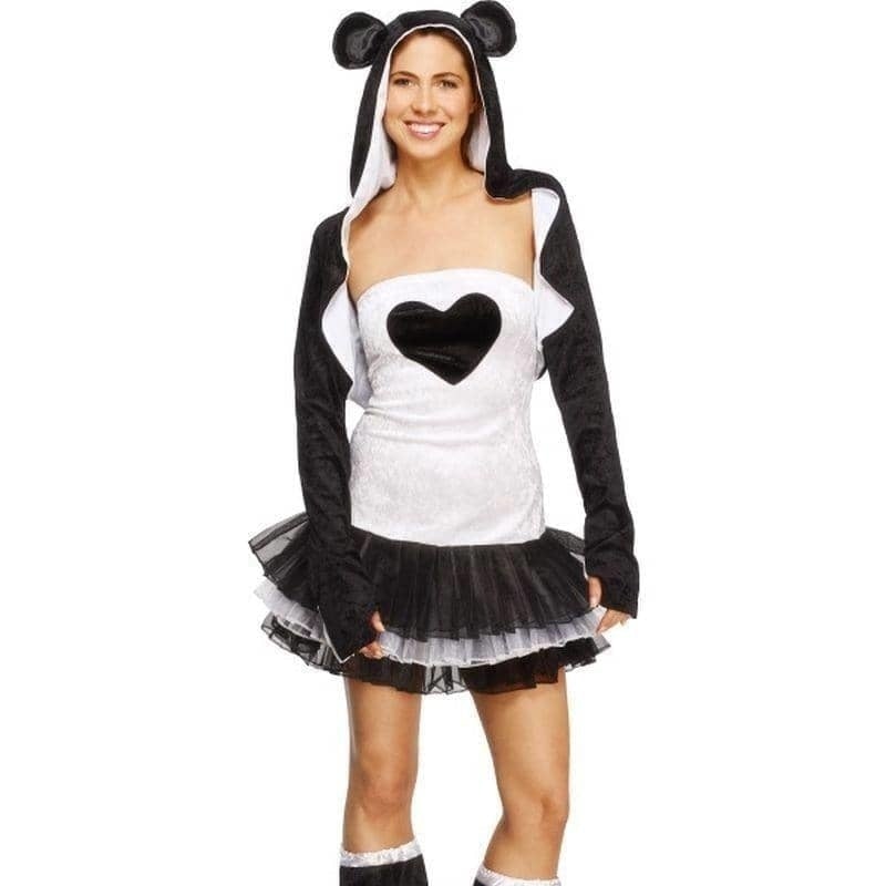 Costumes Australia Fever Panda Costume Tutu Dress Adult White Black_1