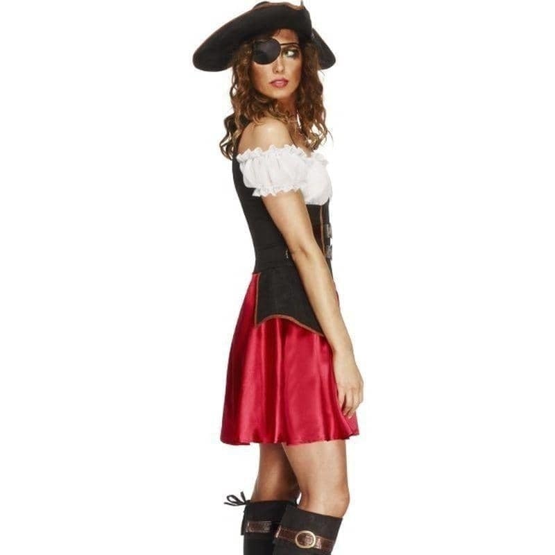 Costumes Australia Fever Pirate Wench Costume Adult Black Red_3