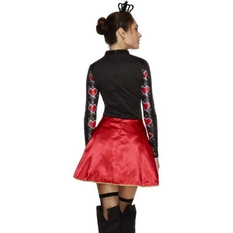 Costumes Australia Fever Queen Of Hearts Costume Adult Black Red_2