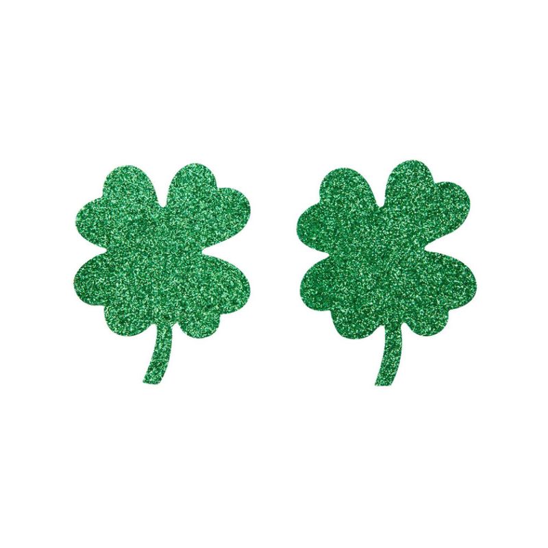 Costumes Australia Fever Shamrock Glitter Pasties Adult_1