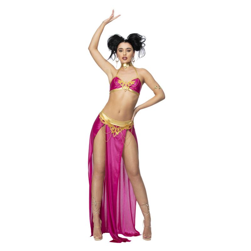 Costumes Australia Fever Slave Princess Costume Adult Purple_1