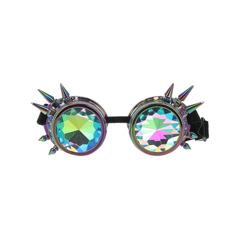 Costumes Australia Fever Studded Rainbow Festival Goggles Adult_1