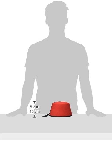 Costumes Australia Size Chart Fez Hat Adult Red13cm High