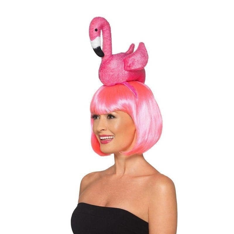 Costumes Australia Flamingo Headband Adult Pink_1