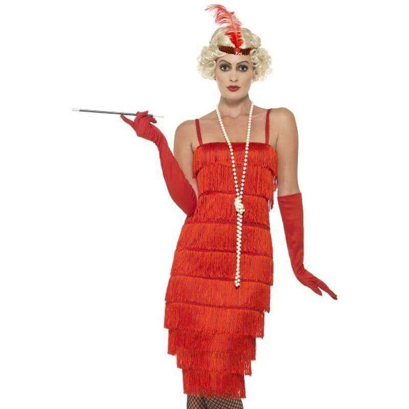 Costumes Australia Flapper Costume Adult Red_1