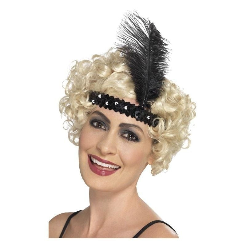 Costumes Australia Size Chart Flapper Headband Adult Black