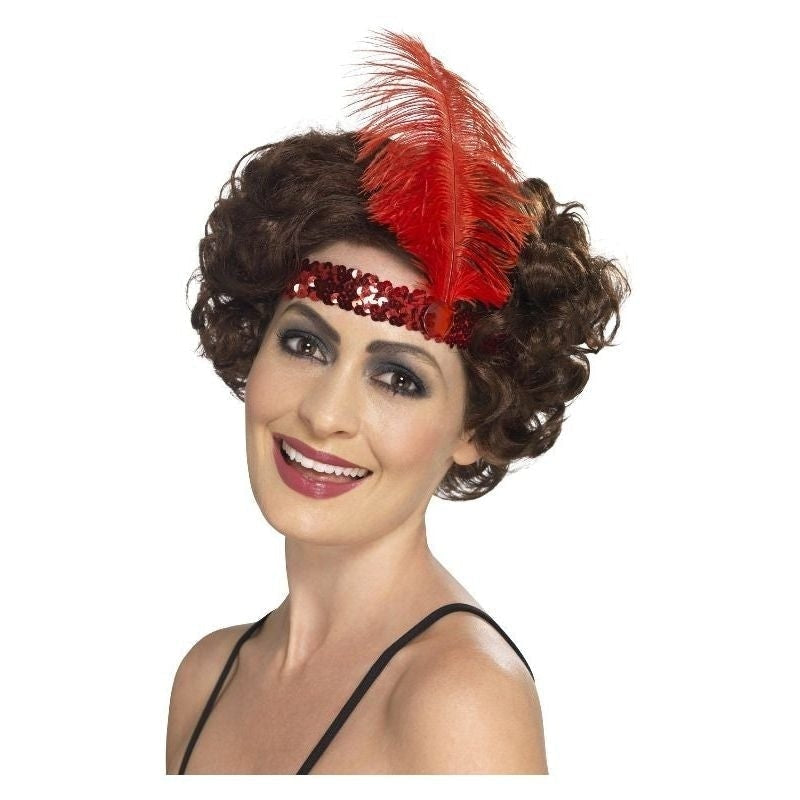 Costumes Australia Size Chart Flapper Headband Adult Red