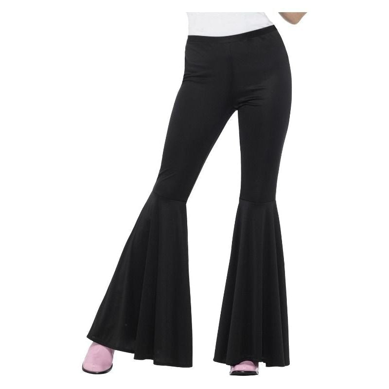 Costumes Australia Flared Trousers Ladies Adult Black_2