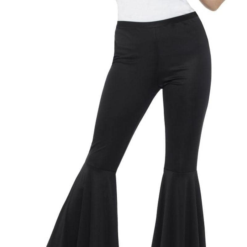 Costumes Australia Flared Trousers Ladies Adult Black_1