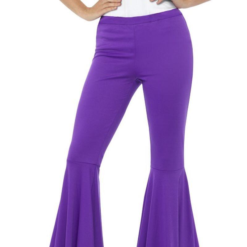 Costumes Australia Flared Trousers Ladies Adult Purple_1