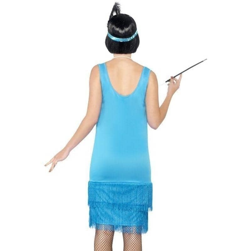 Costumes Australia Flirty Flapper Costume Adult Blue_2